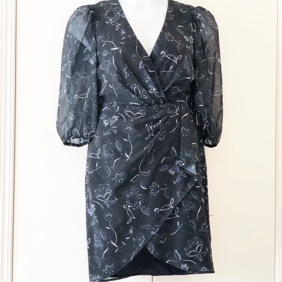 Anthropology’s Lovely Floral Print Halogen Brand Dress. Size: Small - Picture 5 of 15